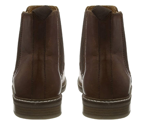 Thomas Crick Men's Leather Formal Chelsea Boots Classic Comfortable Stylish Boots Brown