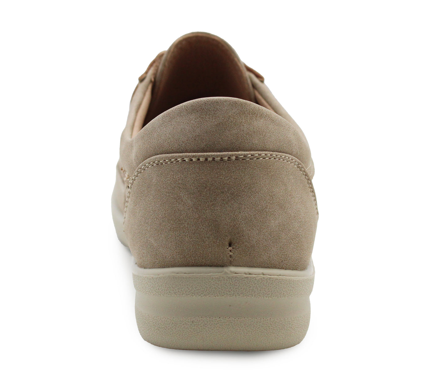 Womens Touch Fasten Loafers Flat Ladies Casual Breathable Office Nurse Pumps Shoes Beige