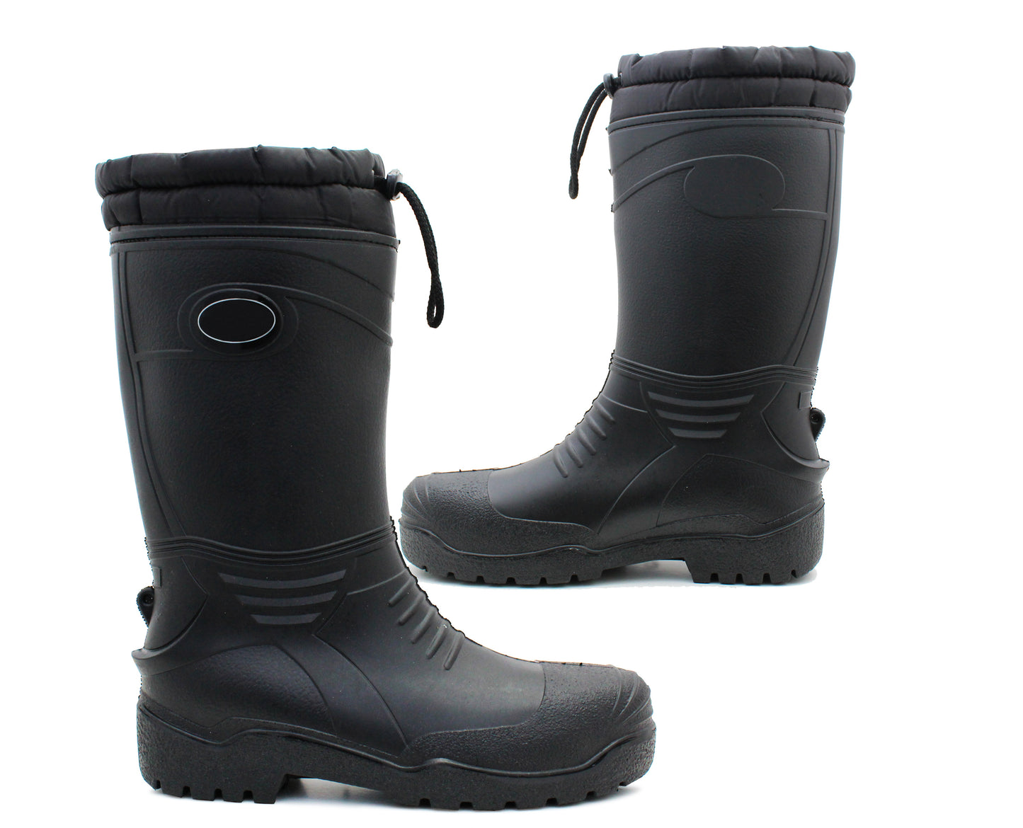 Mens Thermal Wellington Boots Warm Fur Lined Waterproof Wellies Insulated Winter Rain Boots