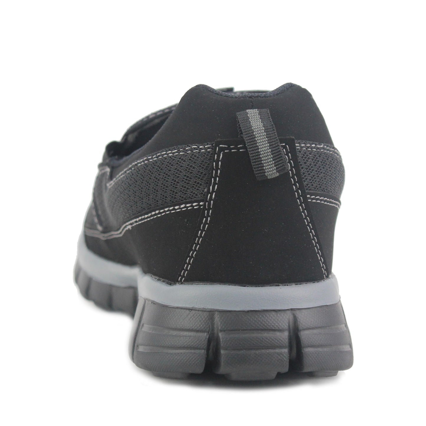 Unisex Super Lightweight Memory Foam Slip On Elasticated Breathable Black Mesh Casual Sneaker Pumps Trainers