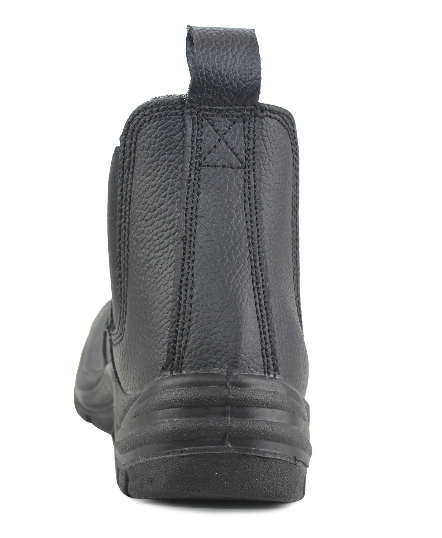 Mens Twin Gusset Safety Boots Steel Toe Cap Slip On Boots