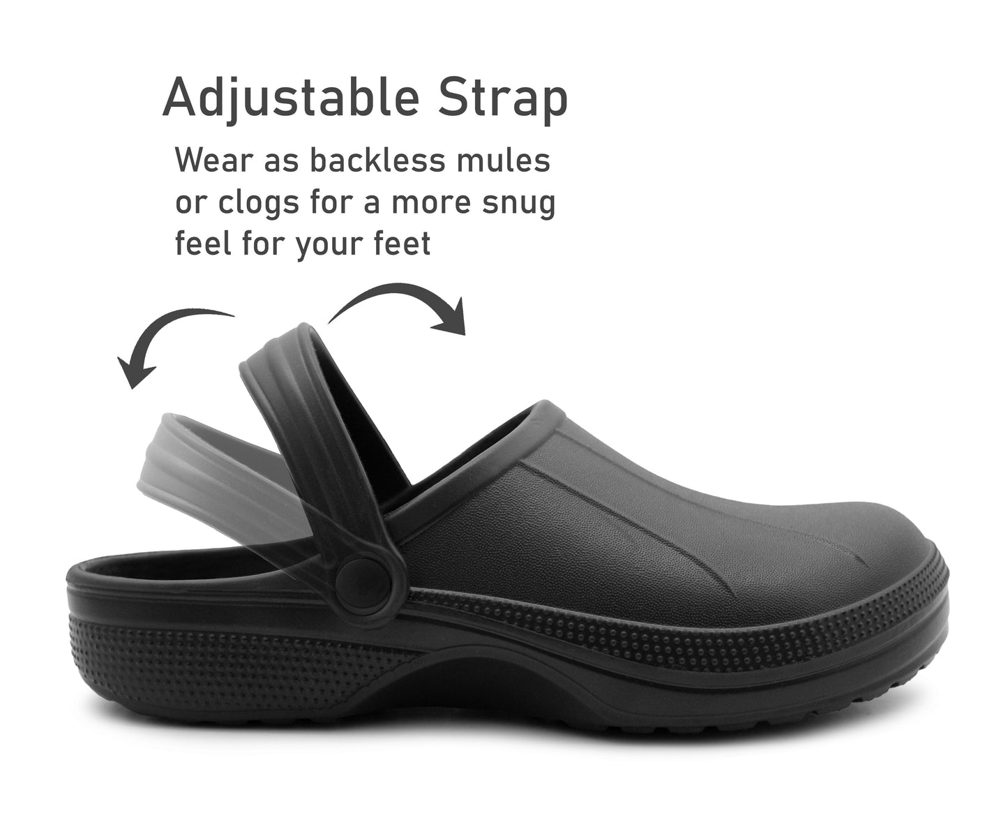 Womens Ladies EVA Clogs Lightweight Nurse Hospital Garden Beach Summer Kitchen Mules Poolside Water Shoes Sandals
