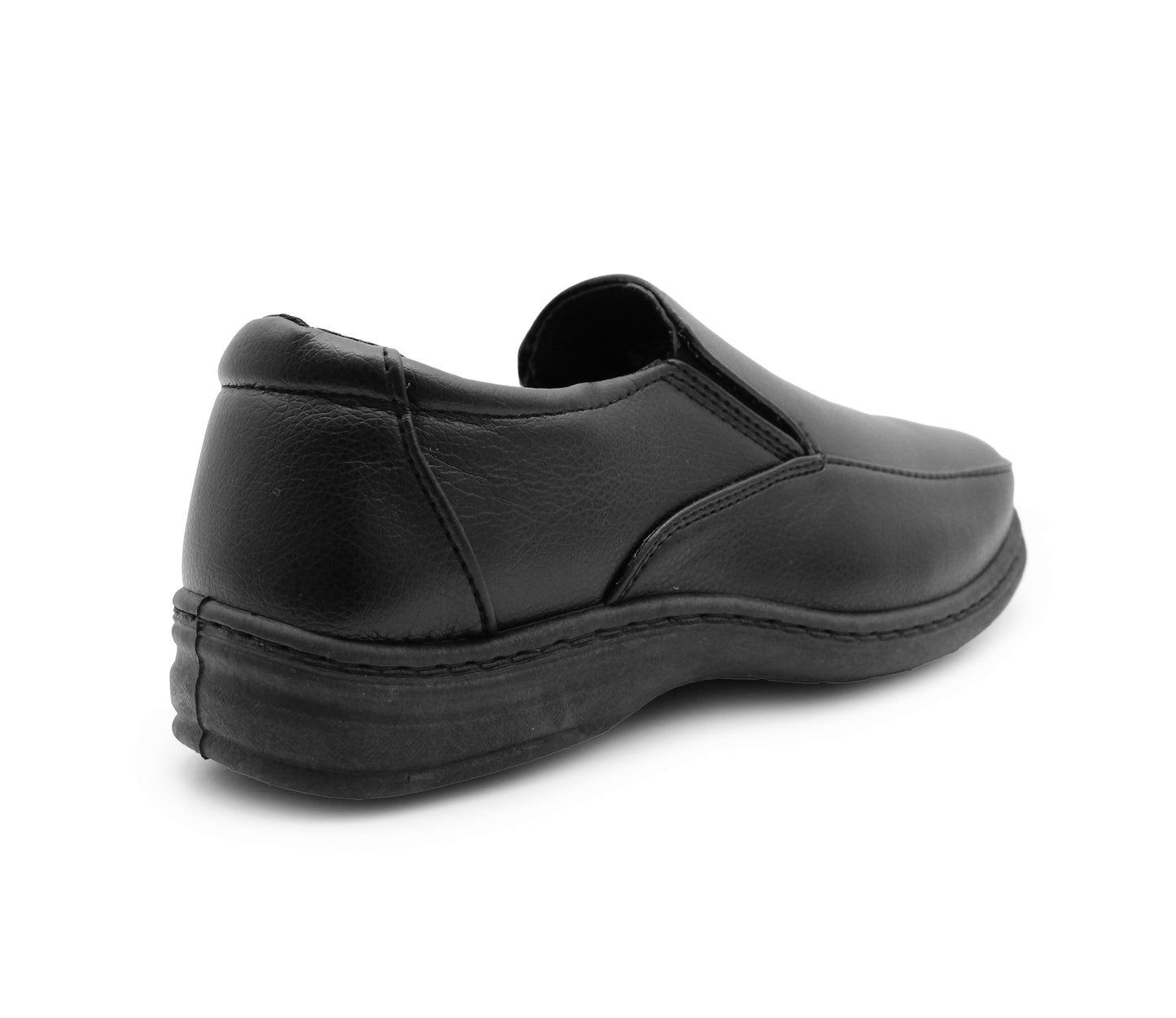 Dr Keller Mens Slip On Formal Shoes Faux Leather Gel Foam Insole Business Smart Office Loafers Dress Shoes