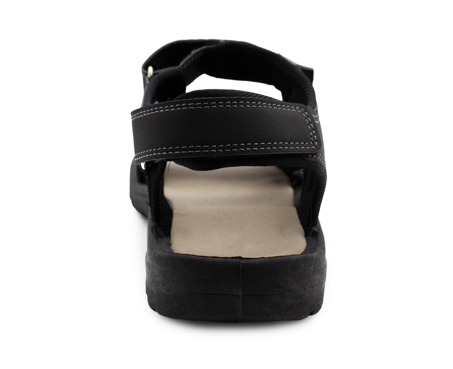 Mens Sports Sandals Black Hiking Outdoor Easy Fasten Triple Touch Close Straps Trekking Beach Walking Water Summer Shoes (Copy)