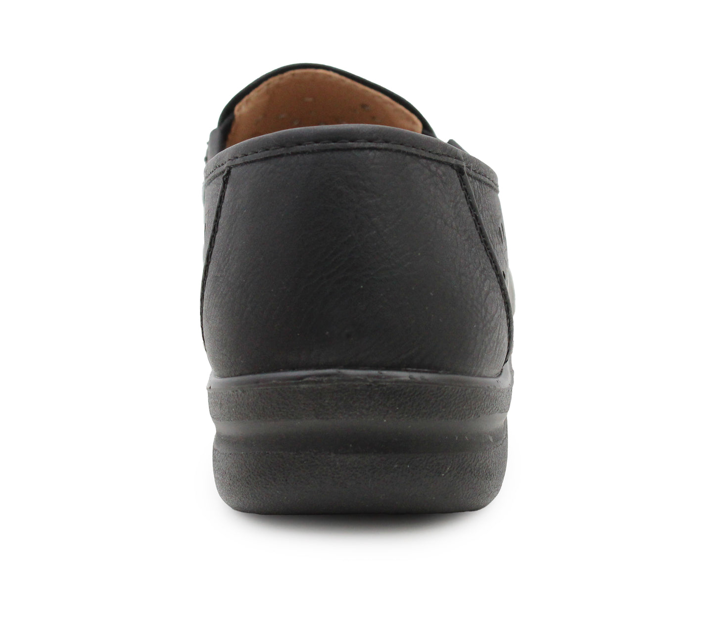 Womens Slip On Elastic Loafers Flat Ladies Casual Breathable Office Nurse Pumps Shoes Black
