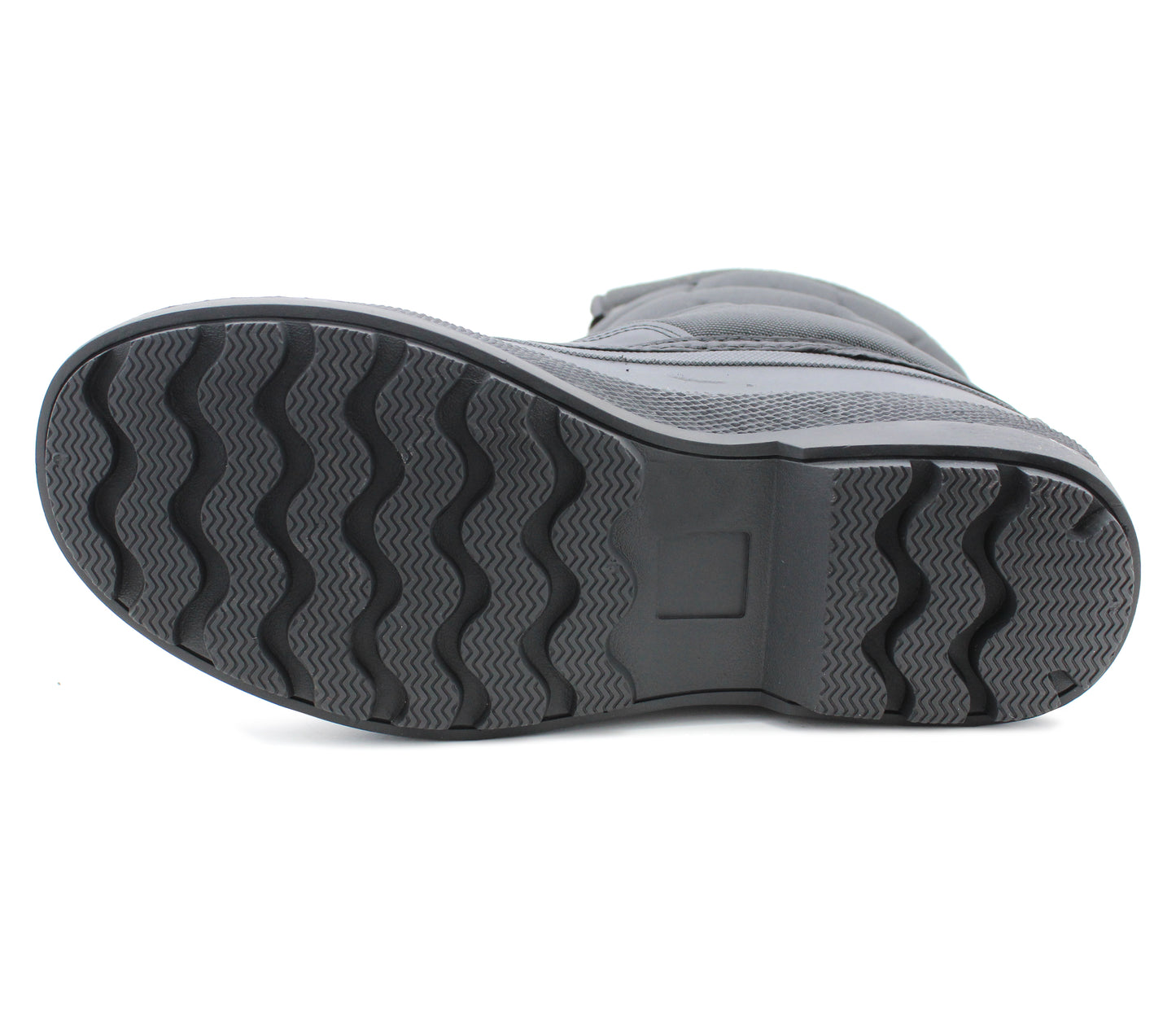 Mens Thermal Snow Boots Black Fleece Warm Insulated Mid Calf Winter Mucker Boot Farm Yard Mud Wellies Boots