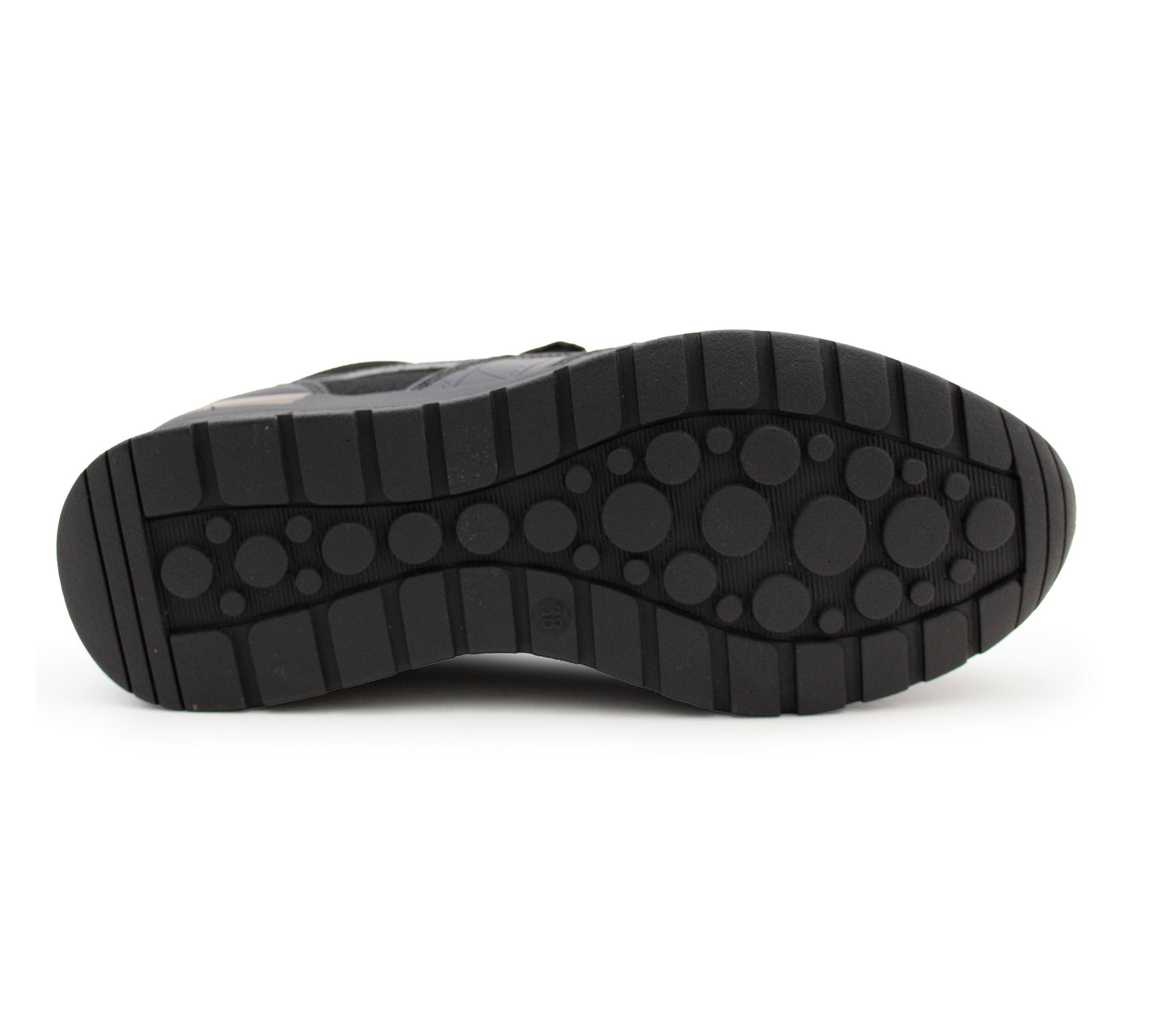 Womens Platform Wedge Trainers Black Lace Up Zip Memory Foam Casual Comfort Sneakers Cushioned Sole Fashion Shoes