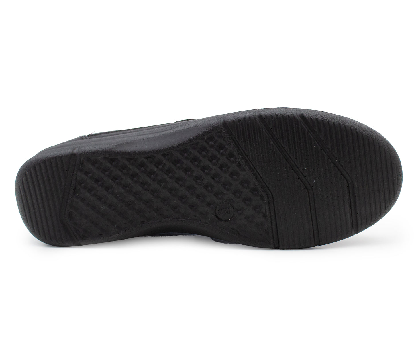Womens Slip On Elastic Loafers Flat Ladies Casual Breathable Office Nurse Pumps Shoes Black