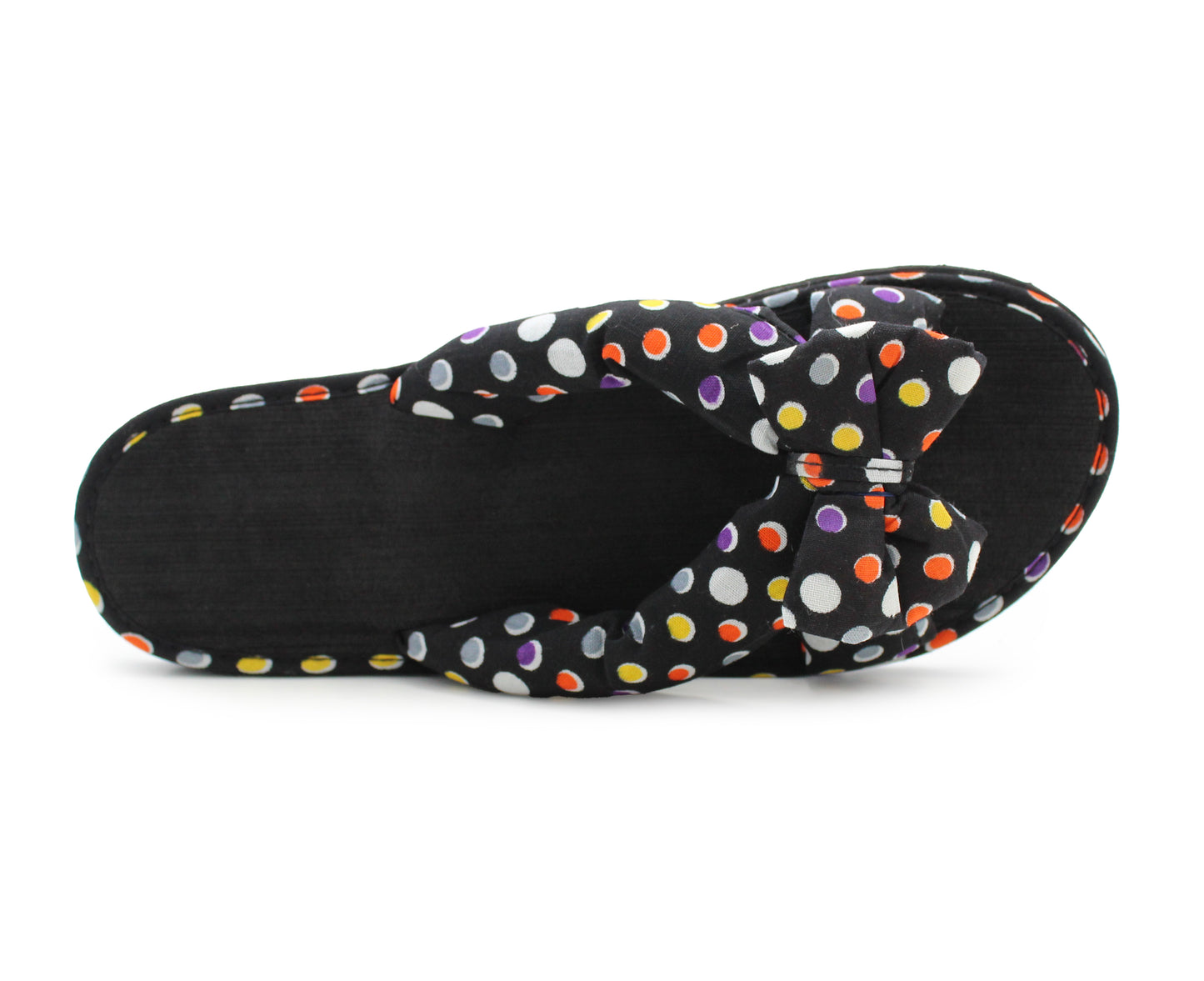 Girls Lightweight Polka Dot Mule Sandals Slip On Sliders Summer Beach Flip Flops Ladies Flat Spa Pool Slides