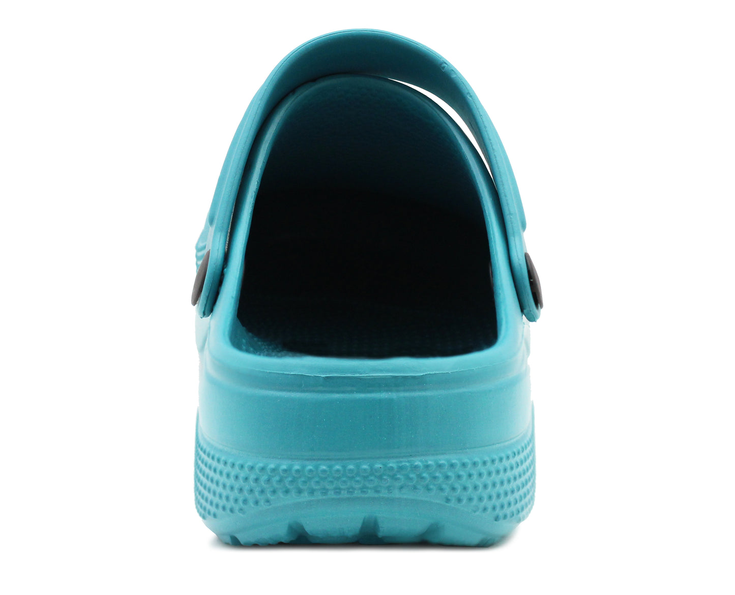 Womens Blue Lightweight Clogs EVA Slip On Garden Adjustable Strap Summer Beach Hospital Nurse Kitchen Chef Water Shoes Sandals