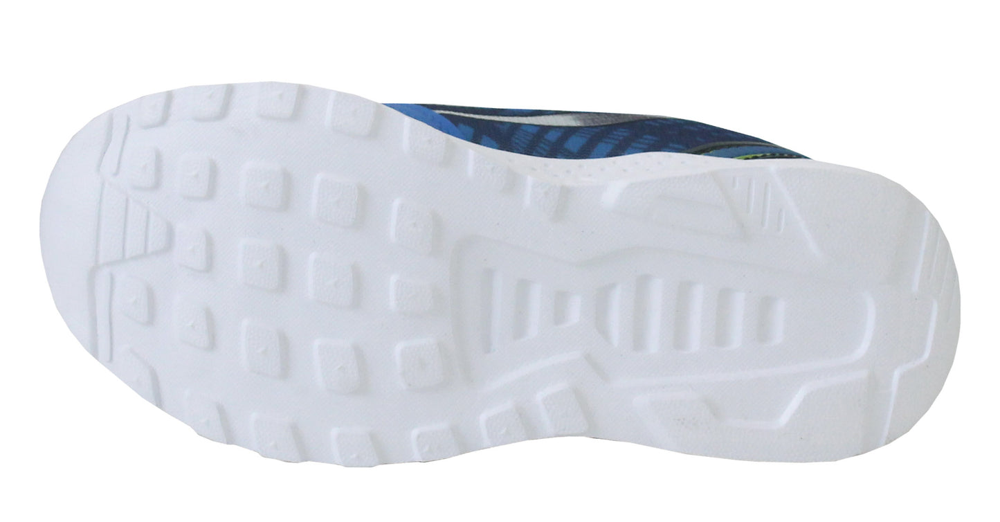 Boys Kids Youth DEK Super Lightweight Twin Touch Fasten Strap Sports Running Trainers Blue