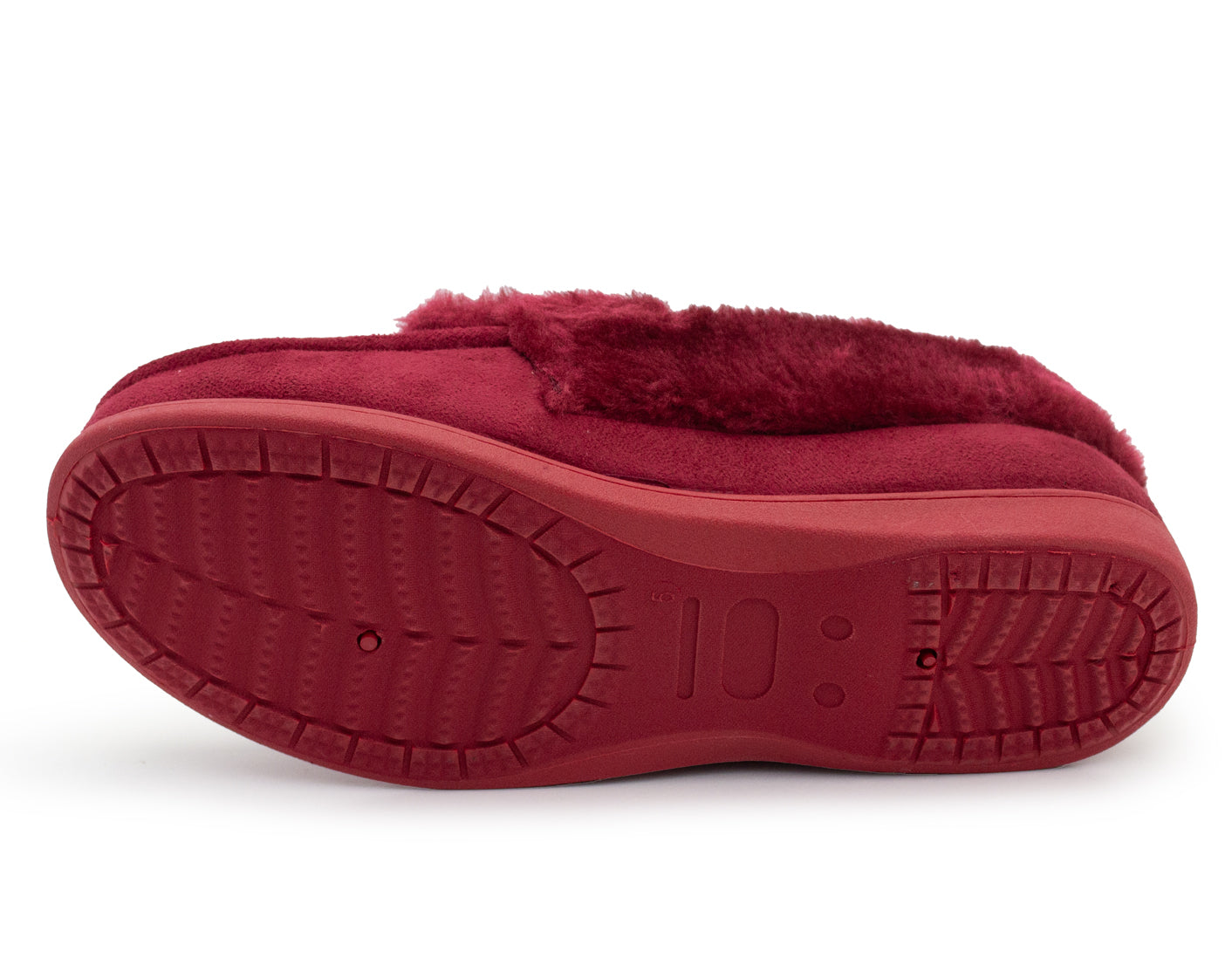 Womens Memory Foam Moccasin Slippers Faux Fur Trim Warm Slip On Ladies Winter House Shoes