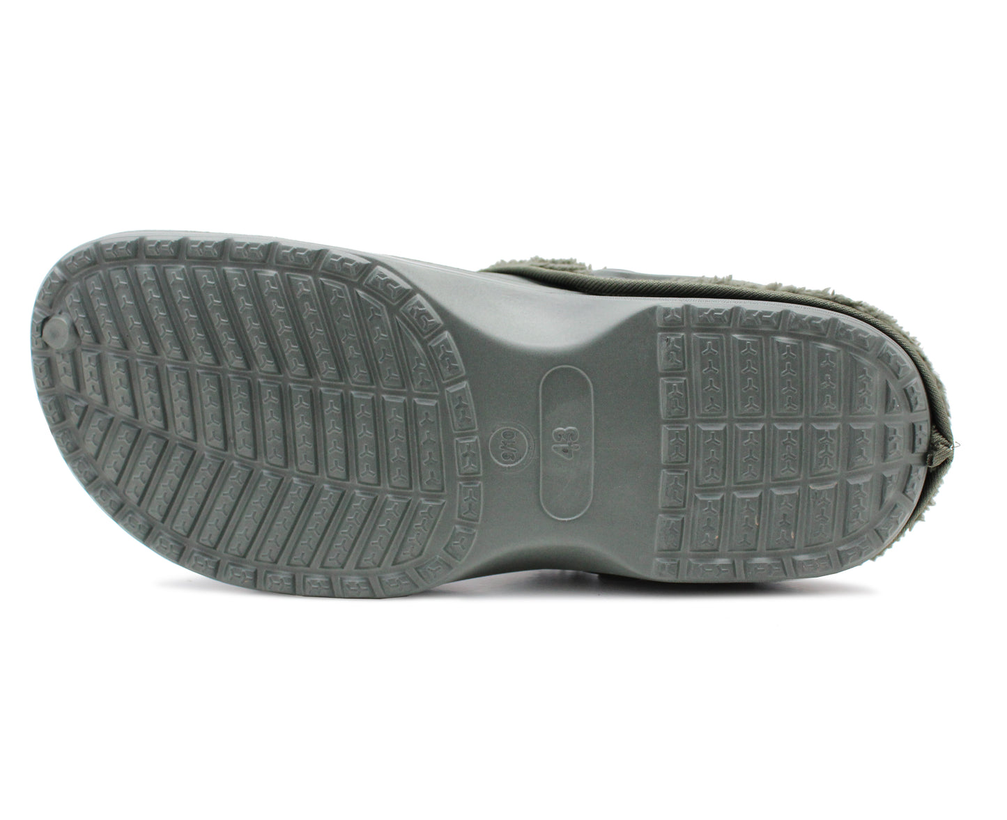 Mens Clogs Warm Fur Lined Thermal Garden Grey Clogs Slip On Lightweight EVA Slippers Indoor House Shoes Shower Sandals