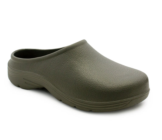 Mens Garden Clogs Green Lightweight Slip On Waterproof EVA Beach Shoes Backless Indoor Slipper Kitchen Mules Poolside Sandal Water Shoes