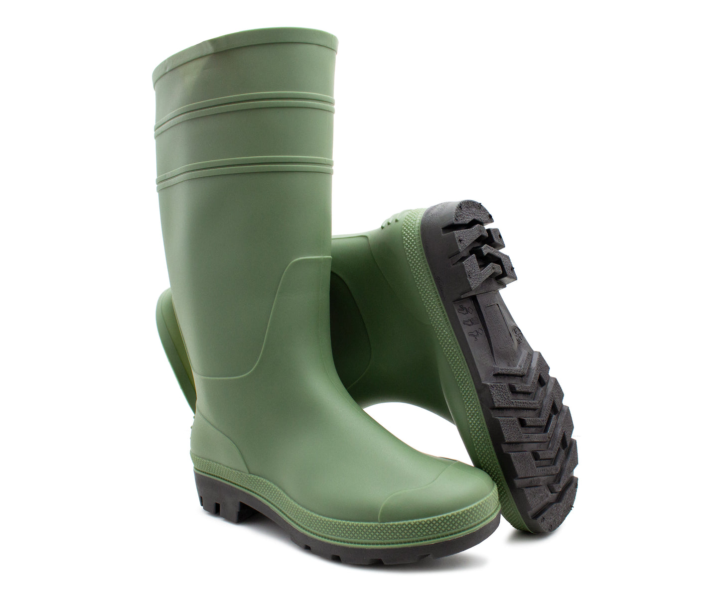 Mens Wellington Boots Waterproof Slip On Green Wellies Rain Boot Snow Farm Gardening Outdoor Festival Wellingtons
