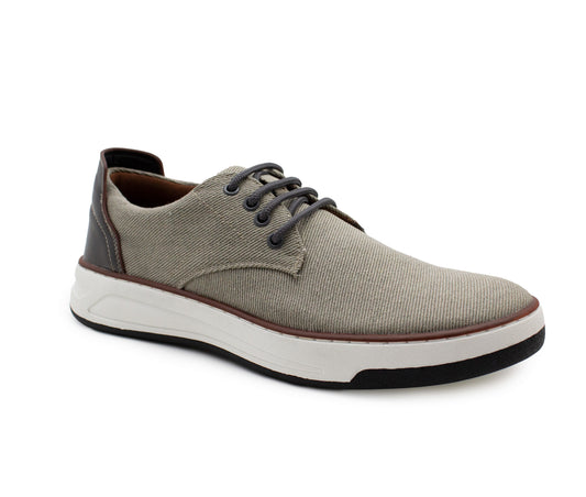 Mens Canvas Lace Up Trainers Soft Touch Foam Insole Grey Denim Casual Smart Fashion Trainer Sneaker Pumps