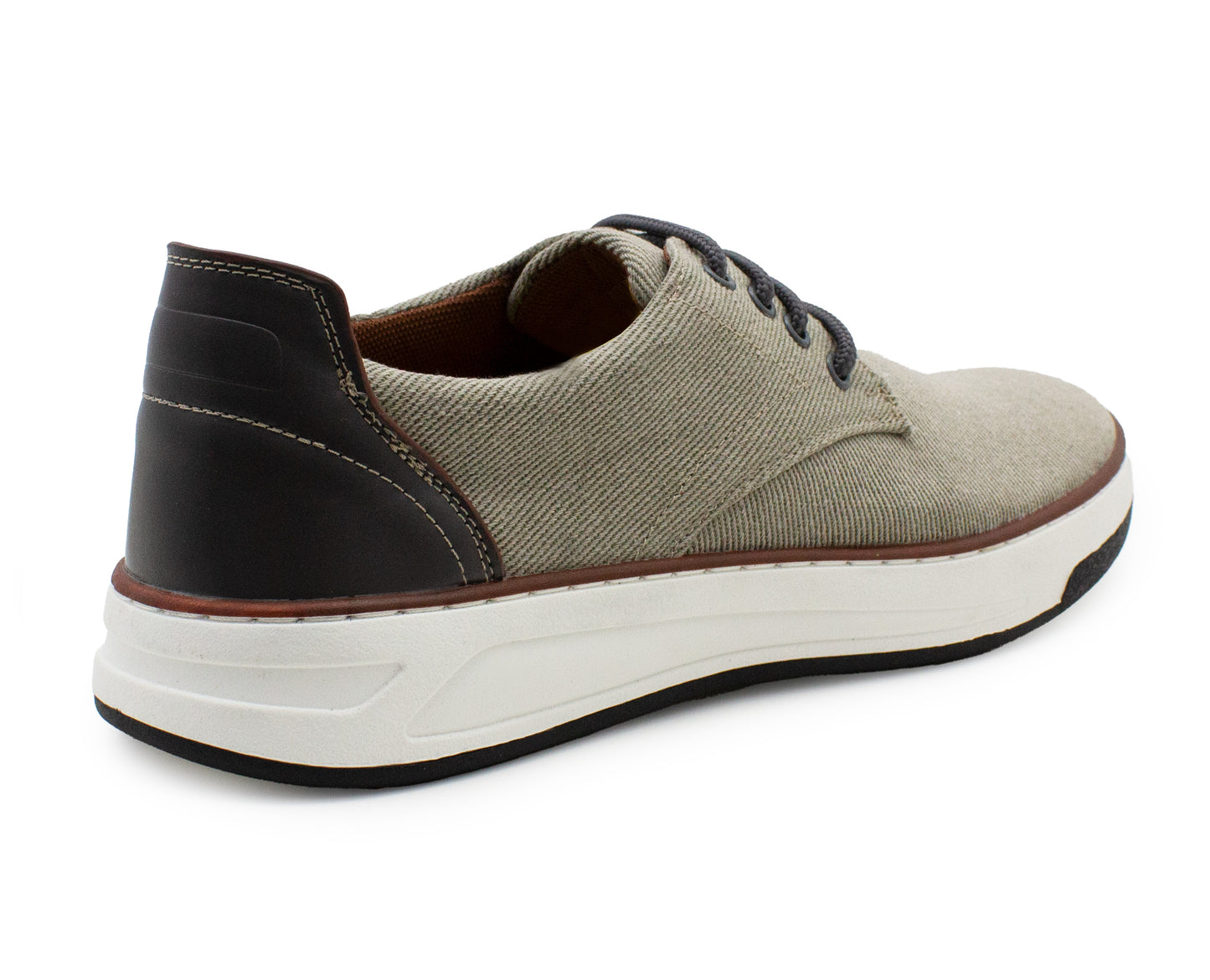 Mens Canvas Lace Up Trainers Soft Touch Foam Insole Grey Denim Casual Smart Fashion Trainer Sneaker Pumps