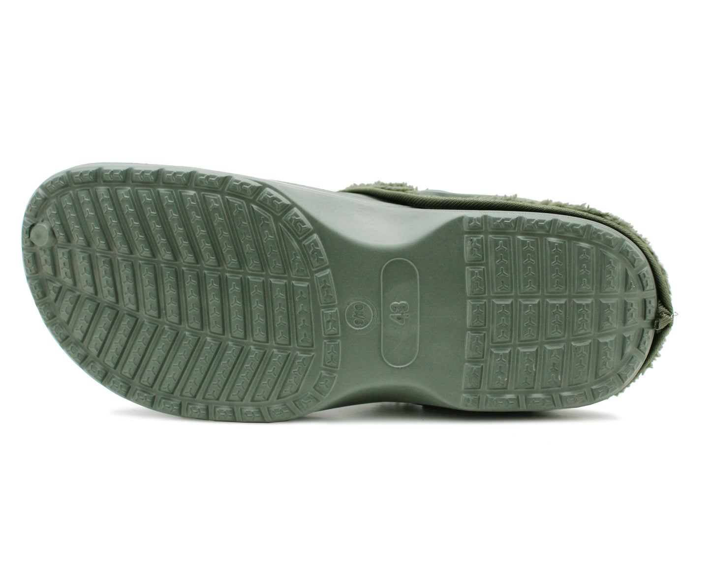 Mens Clogs Warm Fur Lined Thermal Garden Khaki Clogs Slip On Lightweight EVA Slippers Indoor House Shoes Shower Sandals