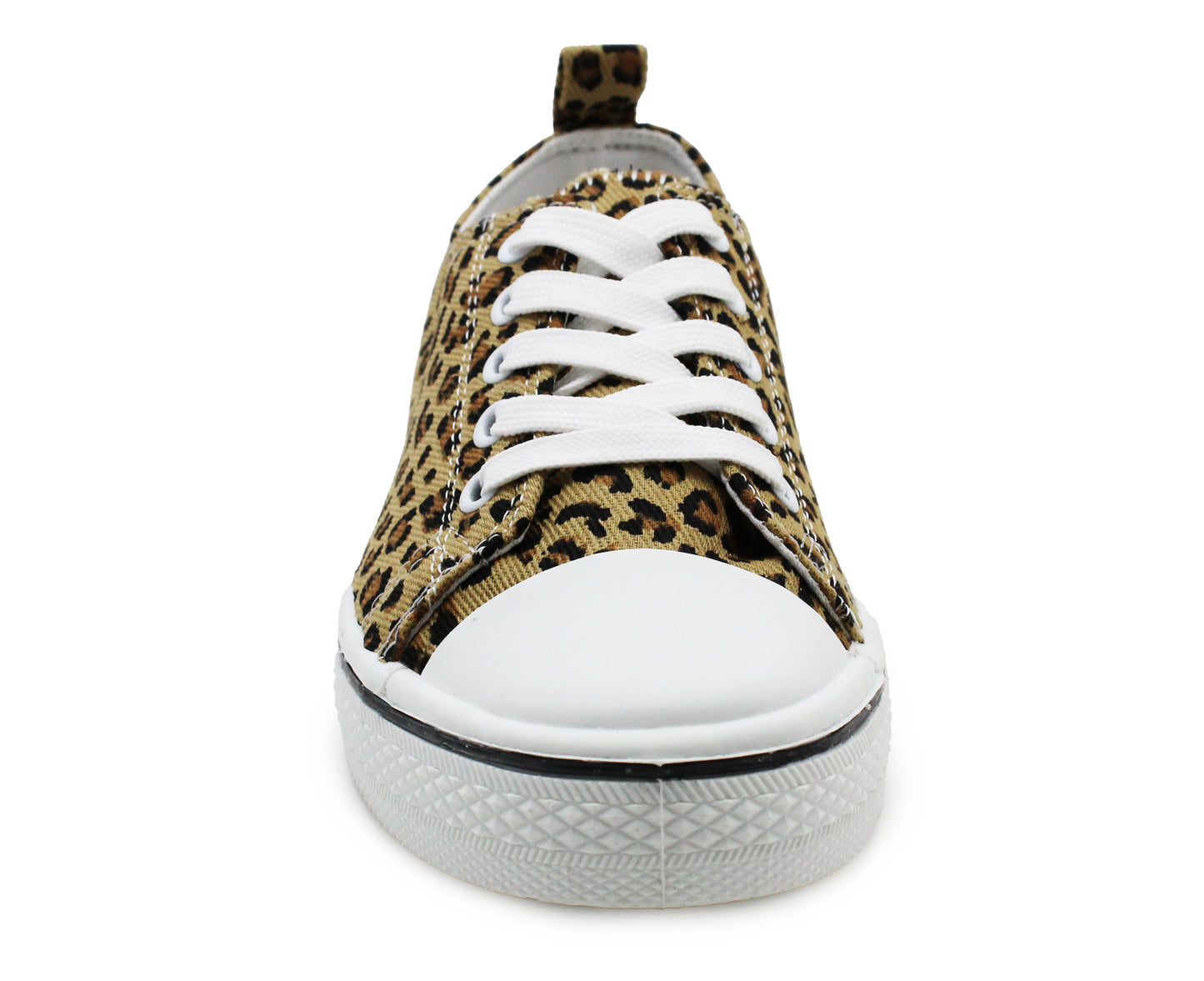 Womens Canvas Trainers Leopard Print Lace Up Baseball Sneakers Ladies Flat Low Top Fashion Trainer Pumps