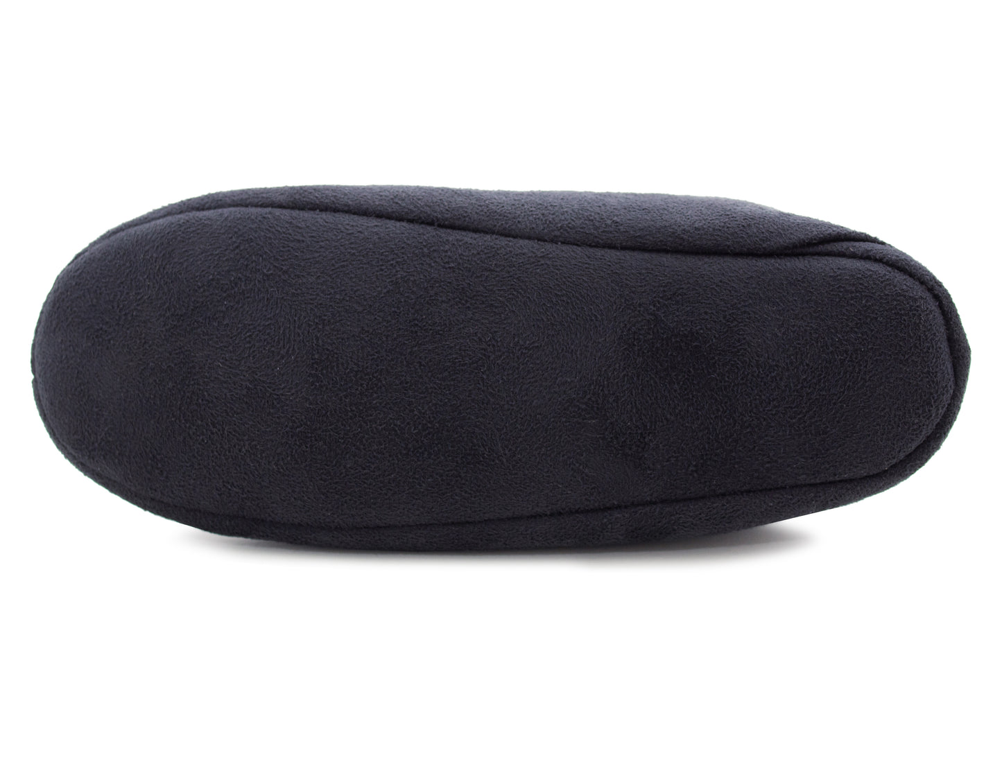 Womens Navy Faux Fur Lined Moccasin Slippers Lightweight Warm Cosy Slip On Faux Suede Loafer Soft Sole Indoor House Shoes