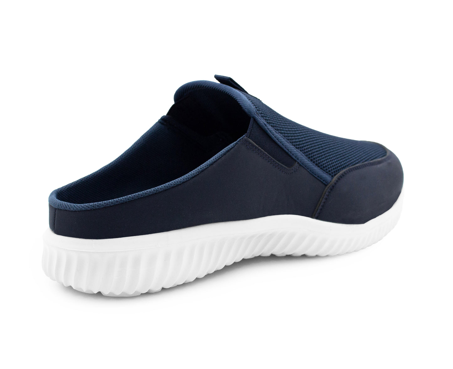 Mens Lightweight Breathable Trainers Slip On Backless Twin Gusset Casual Sports Trainers Flat Gym Sneakers Pumps
