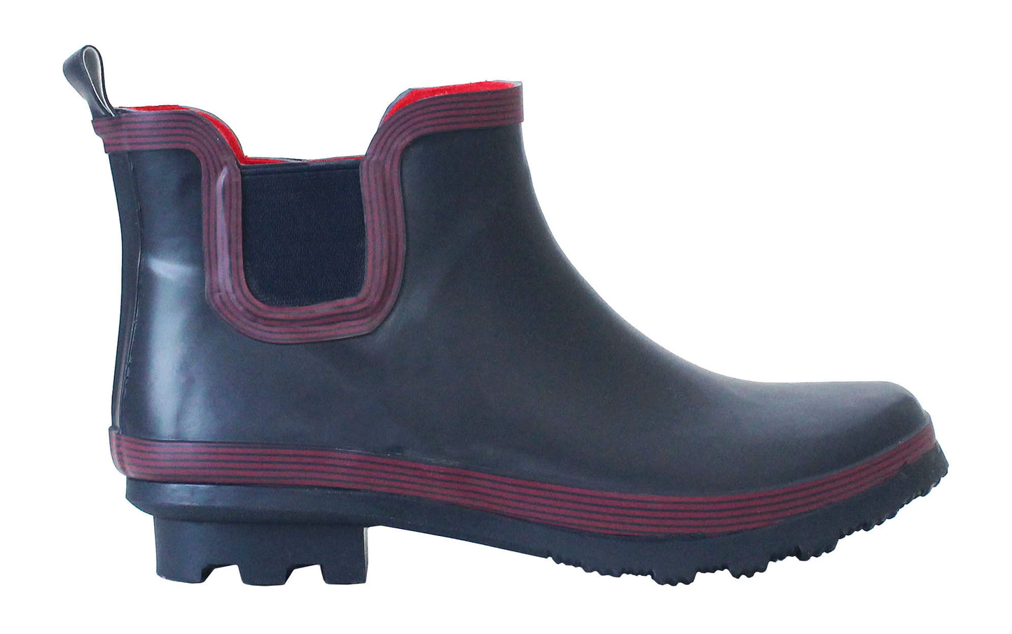 Womens Navy Wellington Low Cut Wellies Short Ankle Wellington Boots