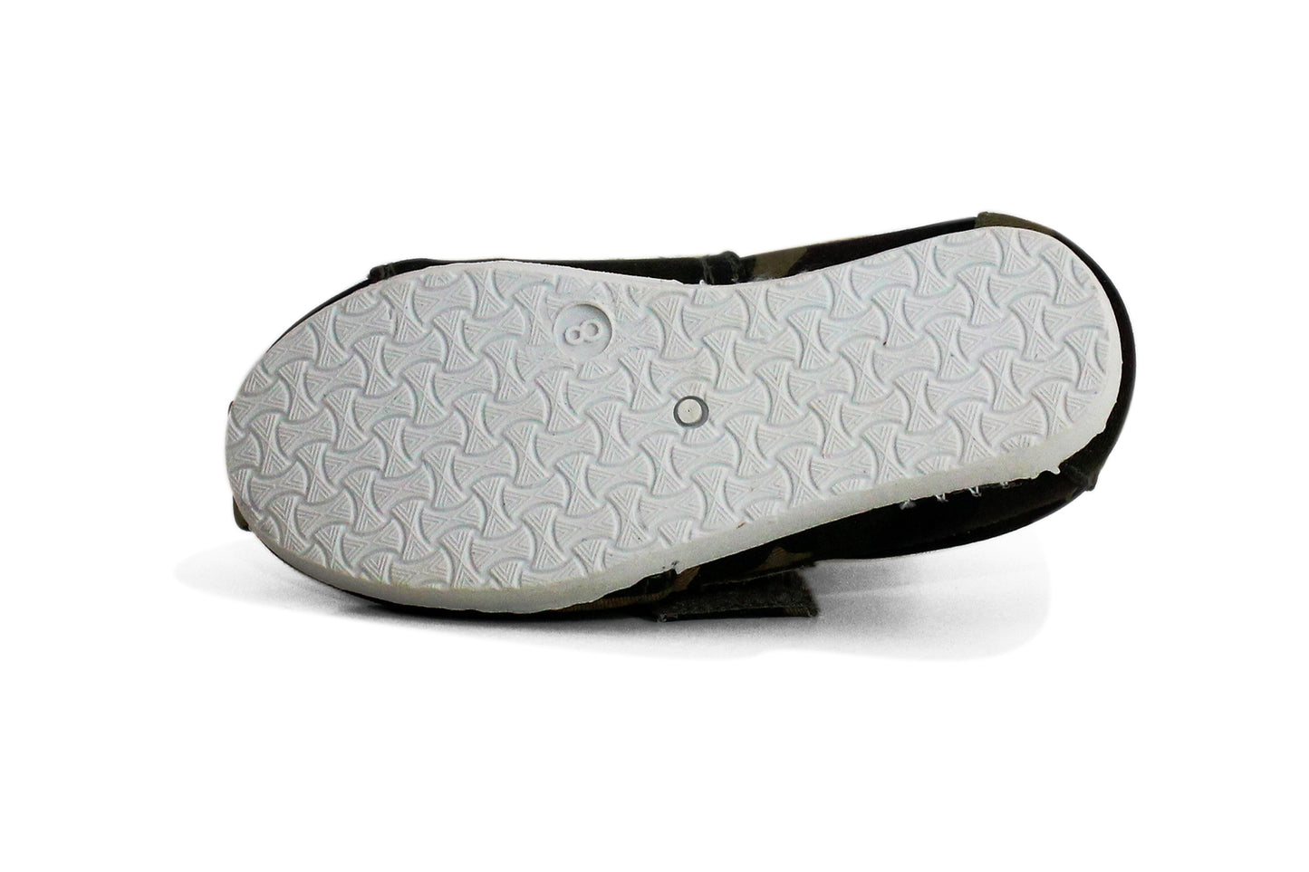 Boys Kids Camo Canvas Touch Fasten Slip On Khaki Camouflage Loafer Pumps Espadrilles Plimsolls