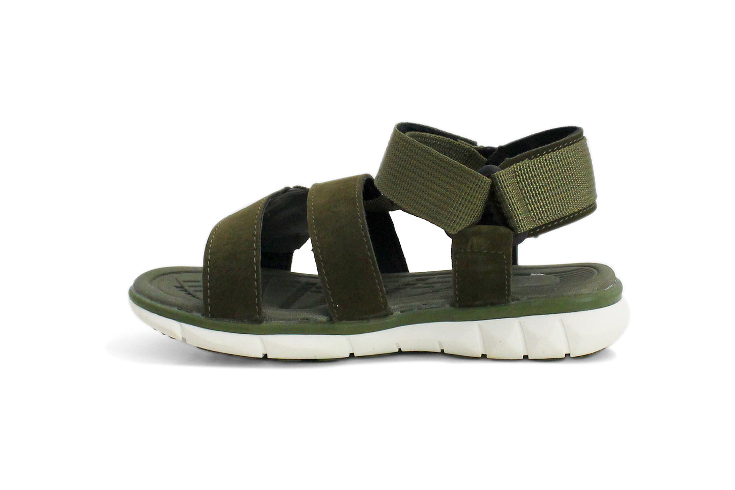 Boys Kids Toddlers Touch Fasten Nylon Strap Flat Summer Beach Open Toe Sandals