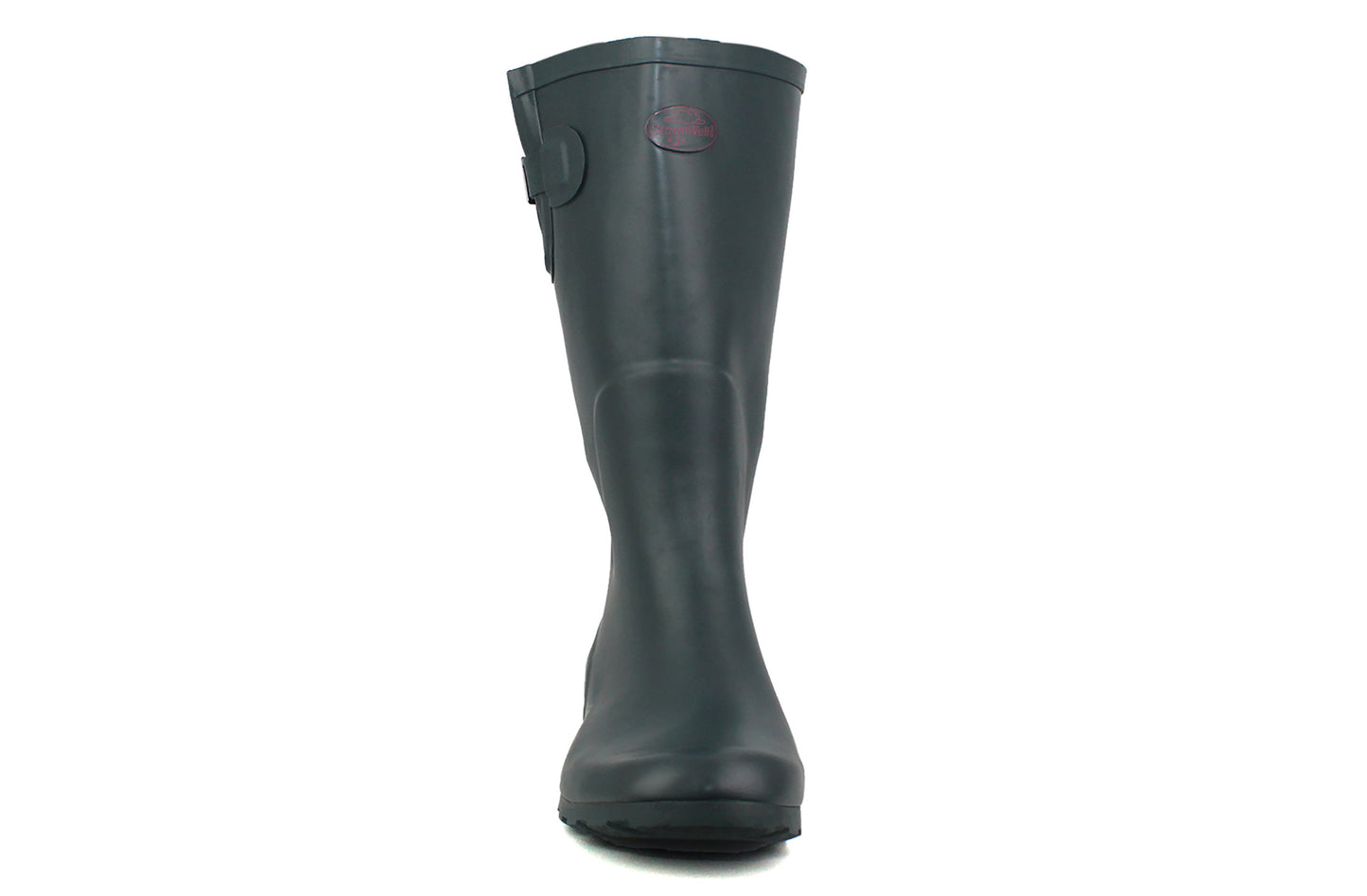 Womens Ladies Wide Calf Adjustable Wellies Waterproof Rain Festival Dog Walking Wellington Boots Green