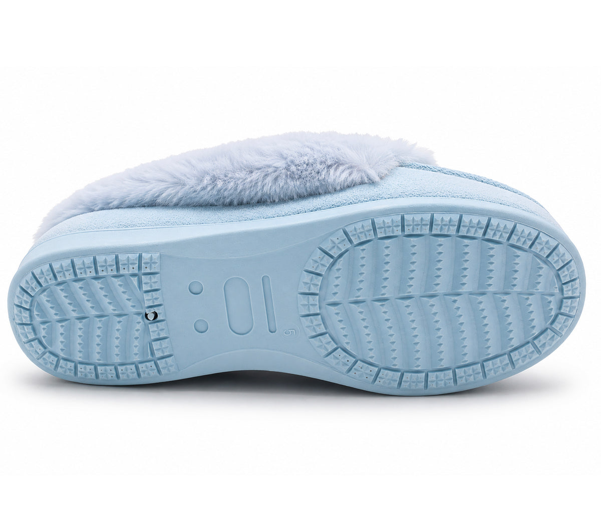 Womens Memory Foam Moccasin Slippers Faux Fur Trim Warm Slip On Ladies Winter House Shoes