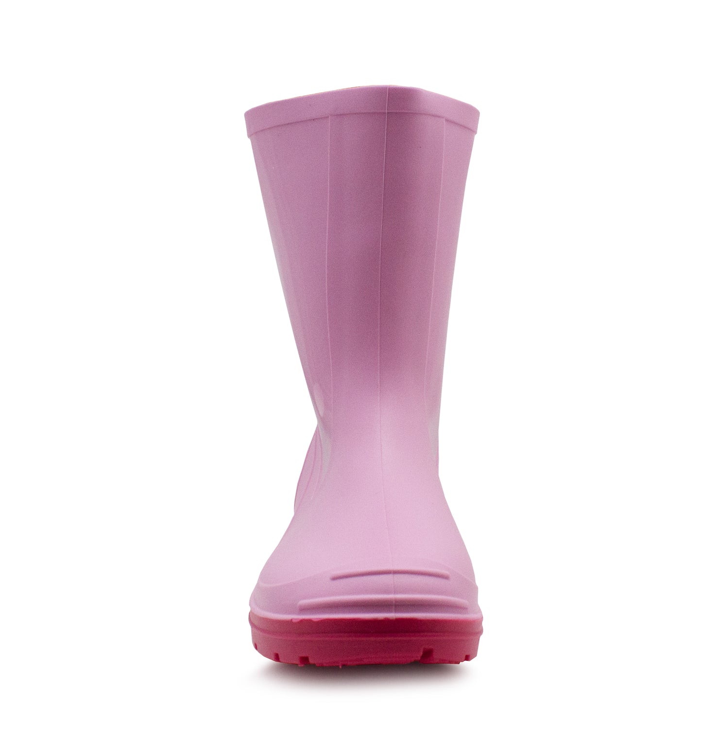 Kids Wellies Girls Slip On Mid Calf Waterproof Puddle Rain Mud Snow Youth Wellington Boots Pink Fuchsia