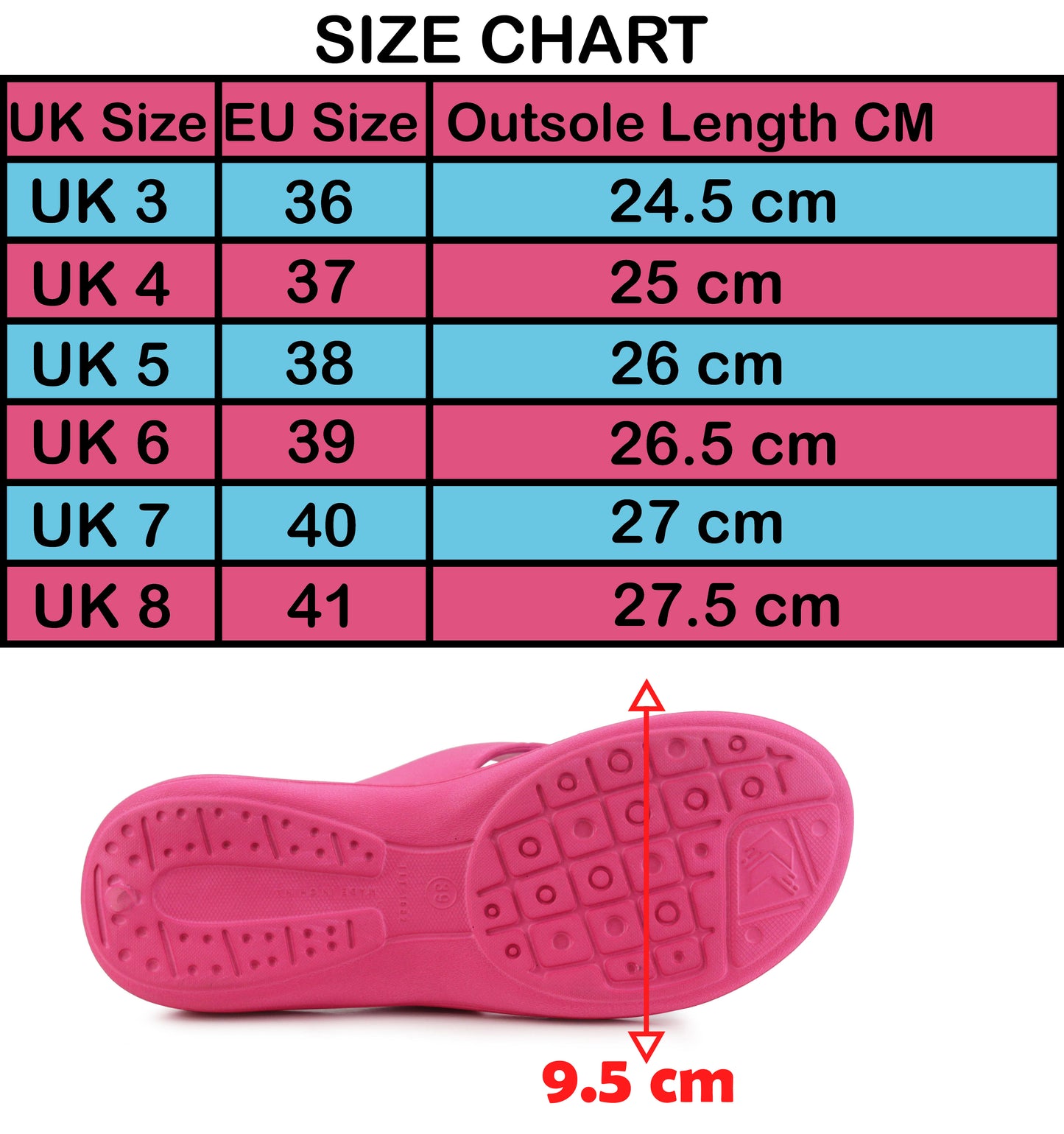 Womens Ladies Lightweight EVA Toe Post Slip On Flat Beach Summer Pool Slides Water Shoes Flip Flops Sandals Pink/Blue