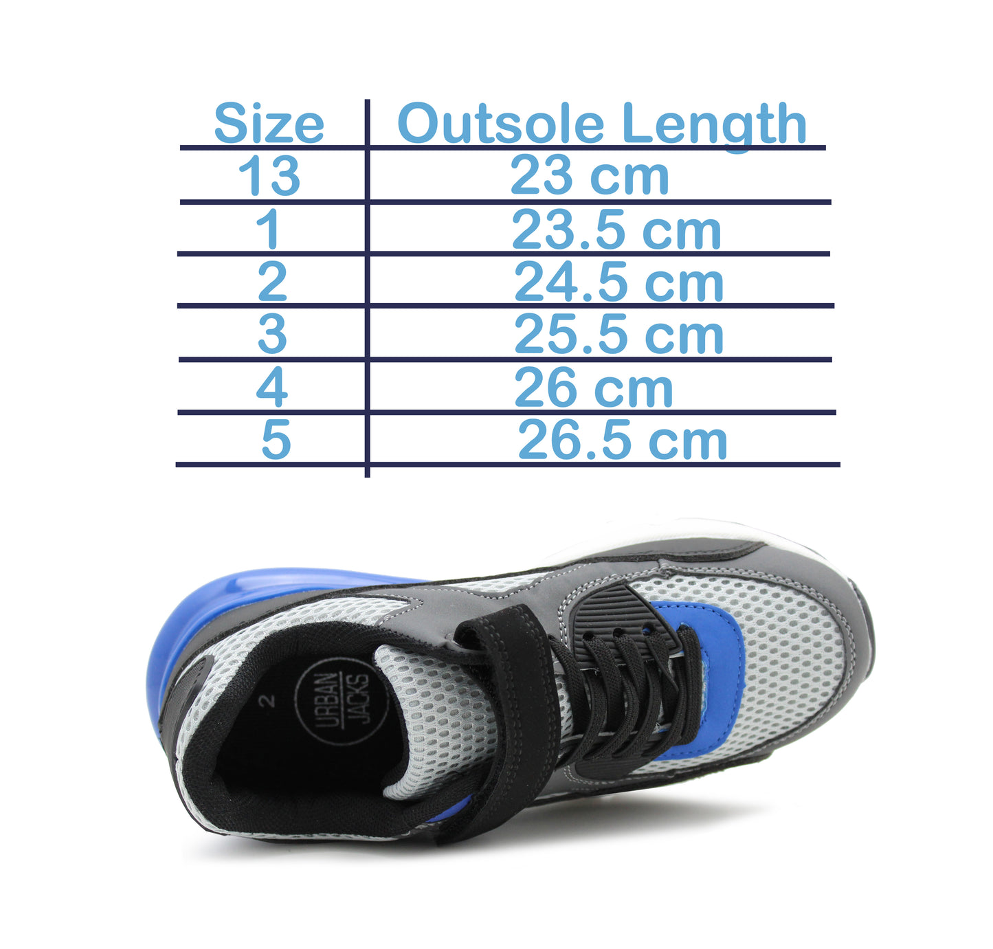 Boys Kids Youth Trainers Touch Fasten Breathable Sneakers Active Running Sports PE Trainer Shoes