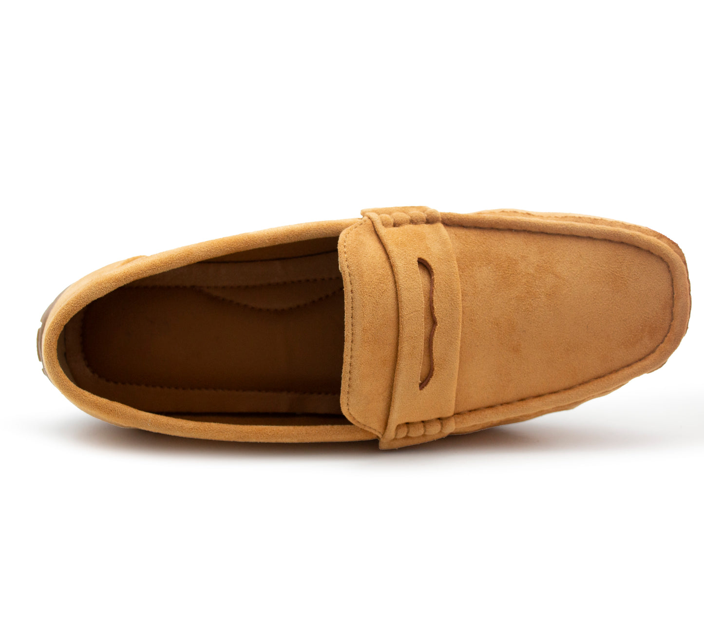 Men's Faux Suede Leather Penny Loafers Smart Casual Slip On Driving Shoes