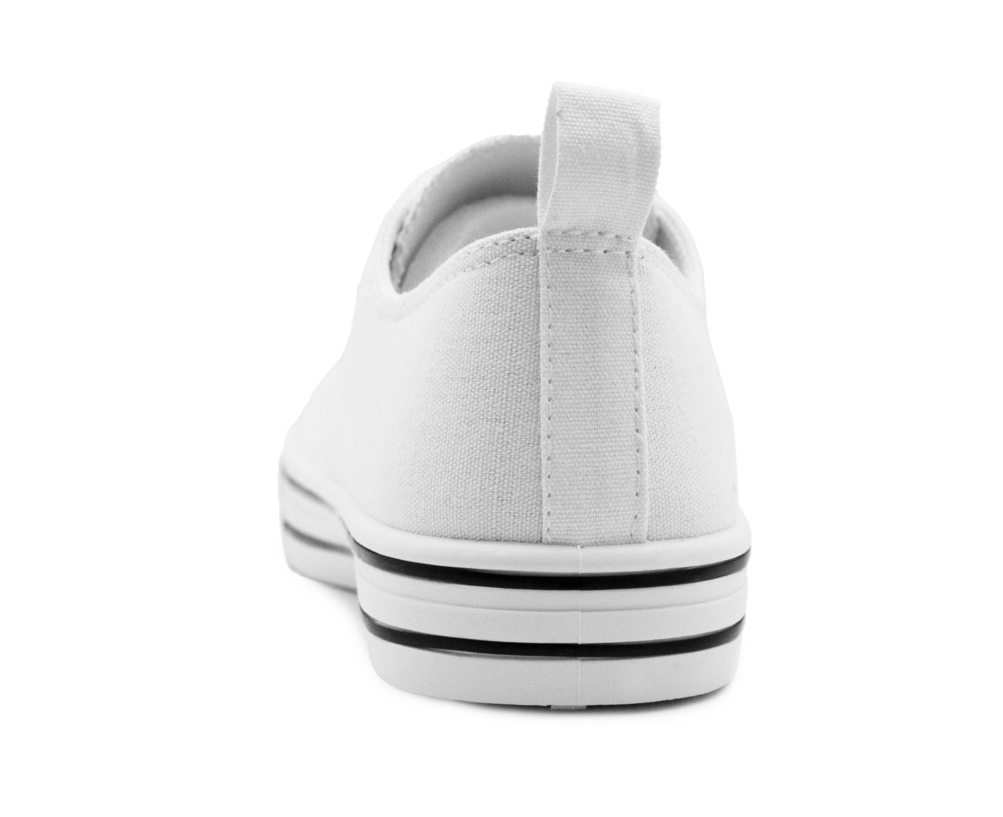 Womens Canvas Trainers White Lace Up Baseball Sneakers Ladies Flat Low Top Fashion Trainer Pumps
