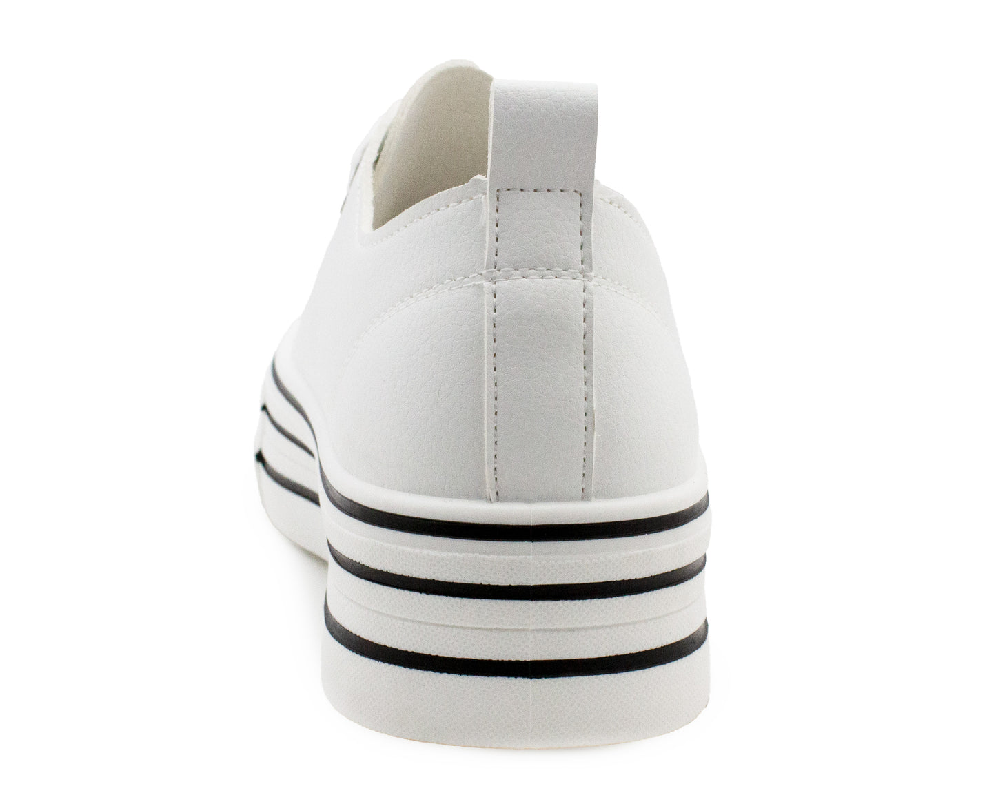 Womens Platform Canvas Trainers Lace Up Chunky Sole Baseball Sneakers Ladies Flat Low Top Fashion Trainer Pumps White