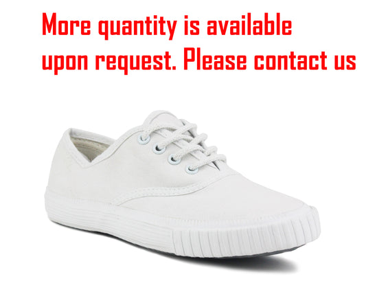 Adults Plimsolls Youth Size Unisex White Lace Up Canvas Pumps Sports Trainers Plimsolls White Dance Shoes
