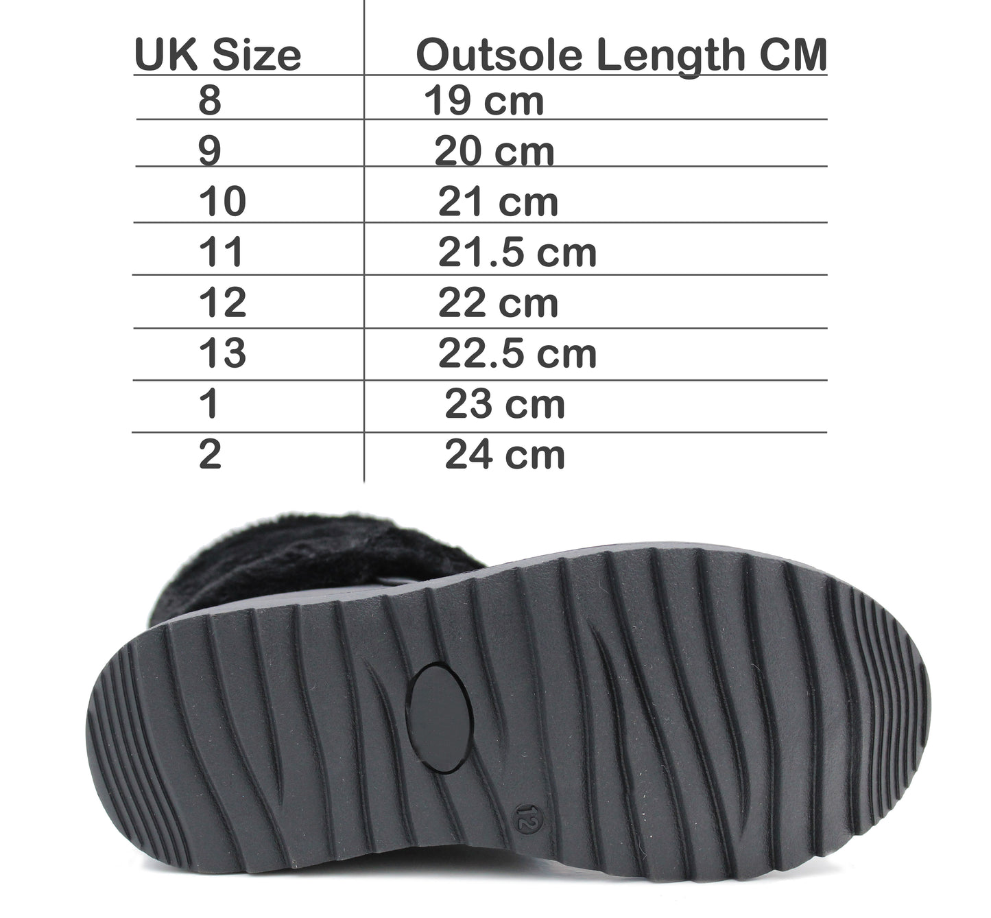 Girls Kids Grey Winter Ankle Boots Mid Calf Zip Up Warm Casual Youth Snow Boots