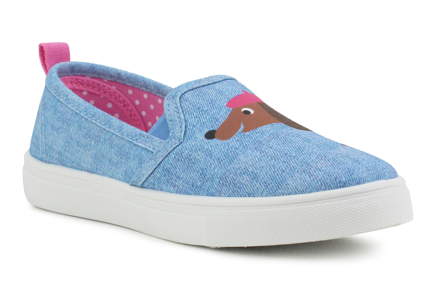 SAUSAGE DOG Girls Kids Pumps