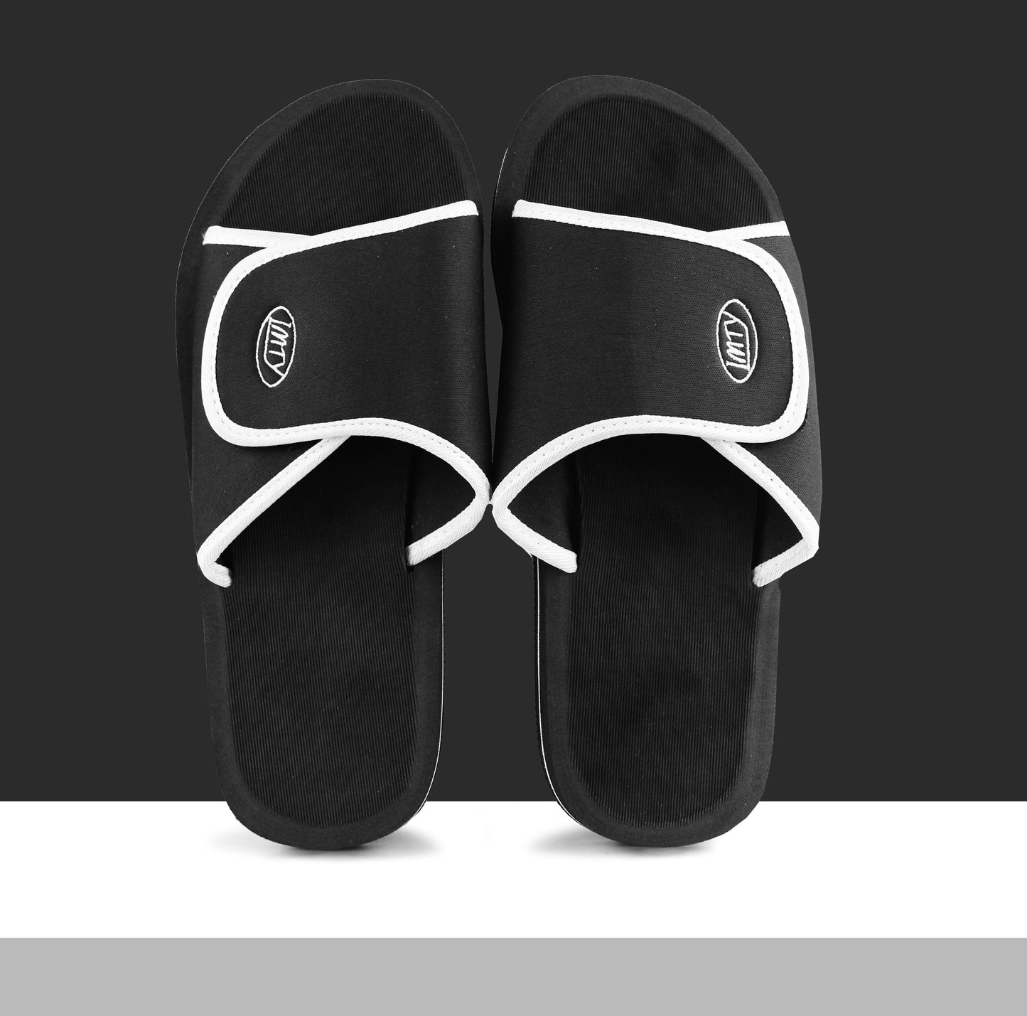BRADFIELD Mens Touch Fasten EVA Sliders in Black
