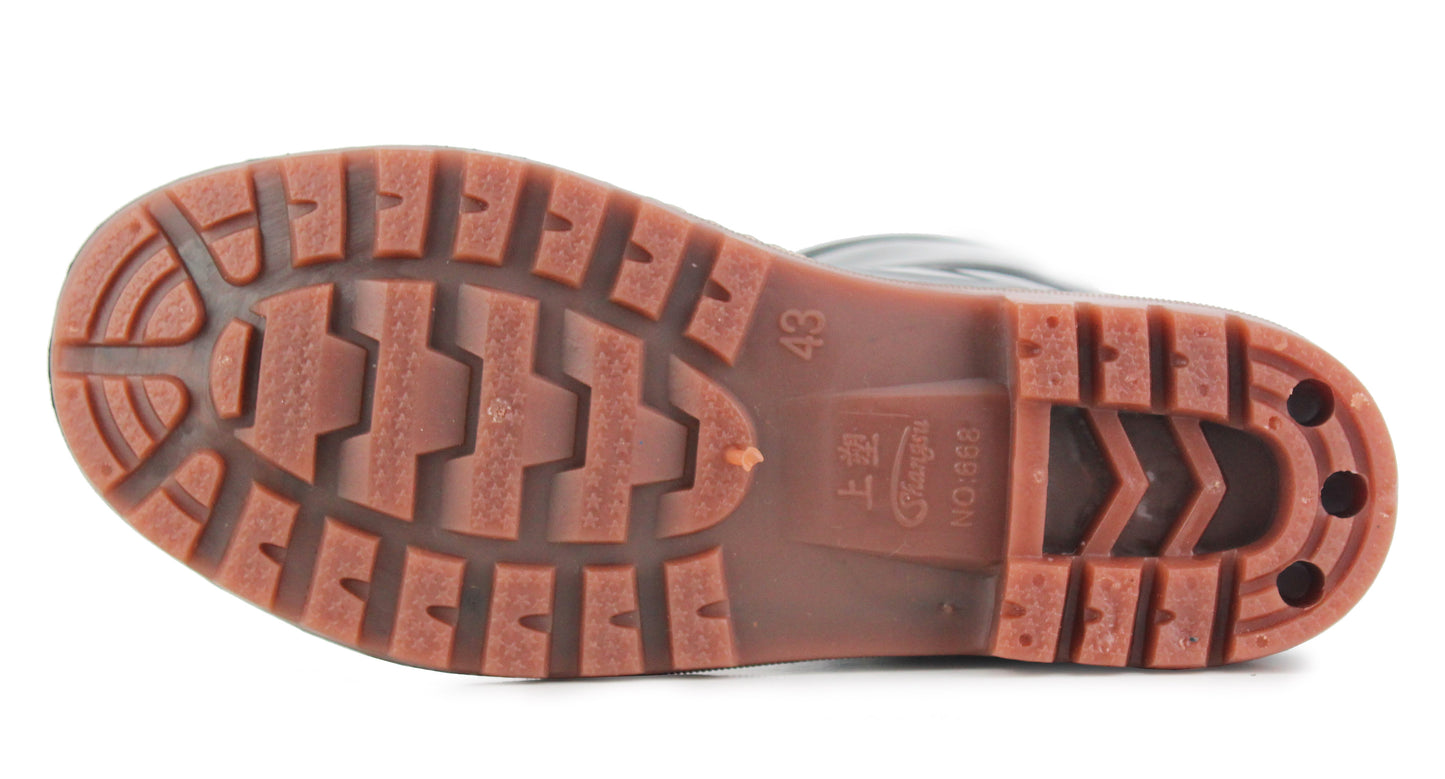 IMTY668 Unisex Mid Calf Ankle Wellies in Black