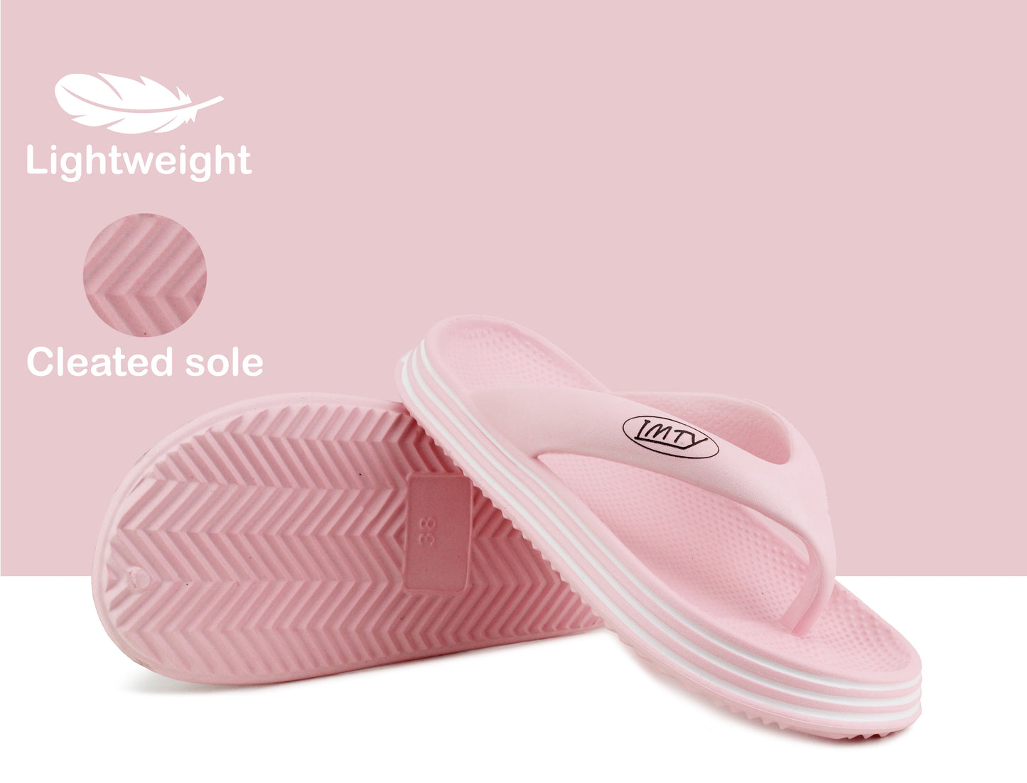 RIVER Kids EVA Slide Flip Flops in Pink