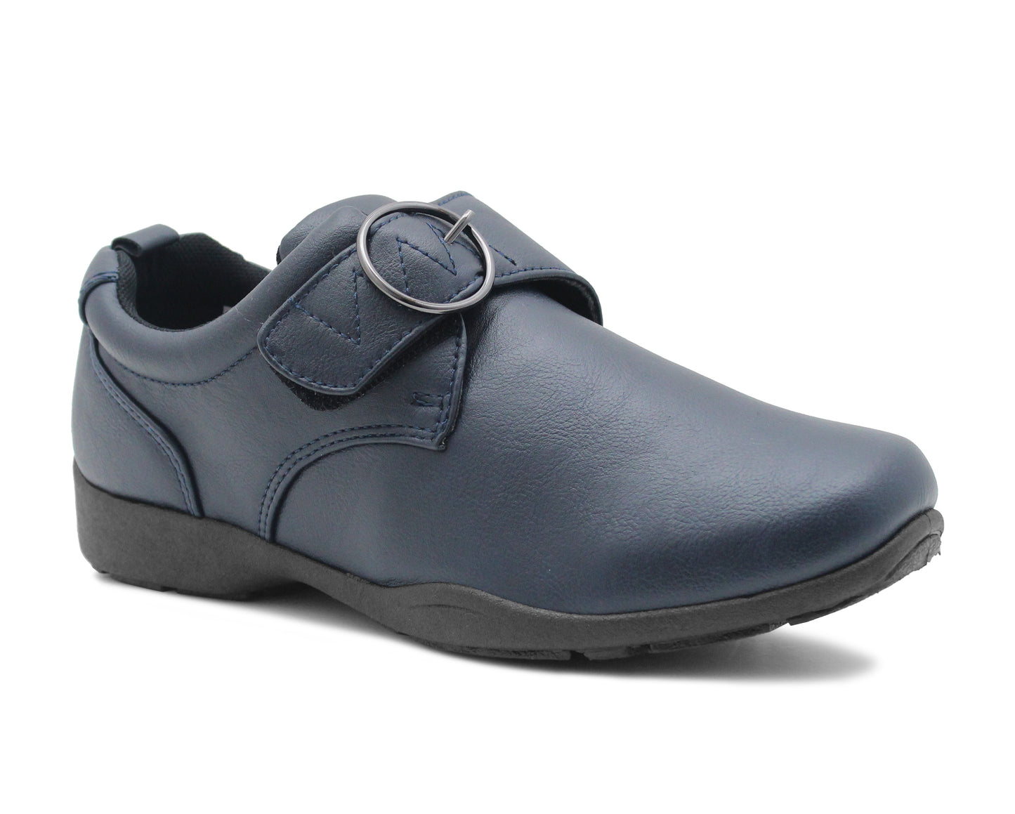 FREYA Womens Touch Fasten Loafers in Navy