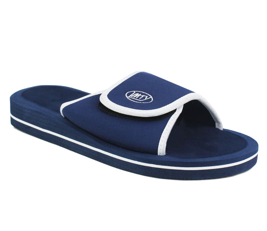 BRADFIELD Mens Touch Fasten EVA Sliders in Navy