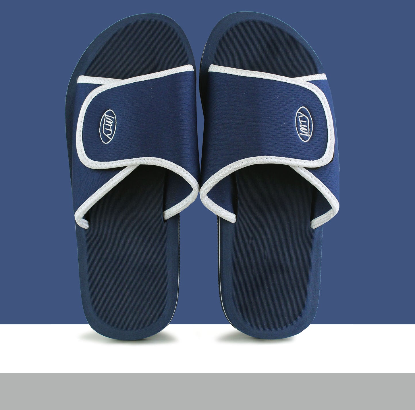 BRADFIELD Mens Touch Fasten EVA Sliders in Navy