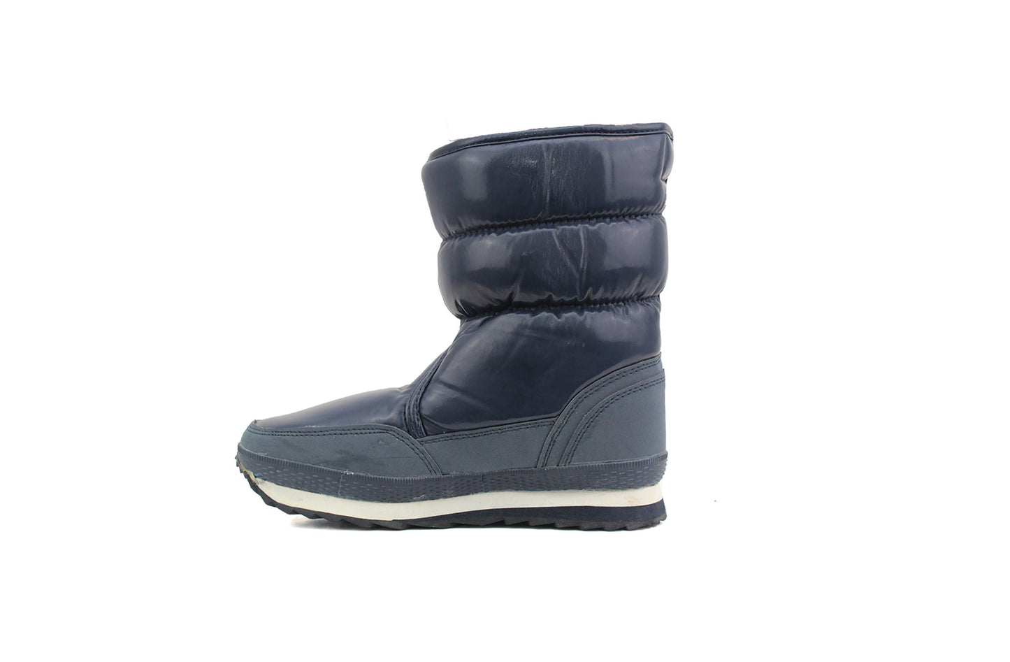 Womens Snow Boots Faux Fur Lined Thermal in Navy