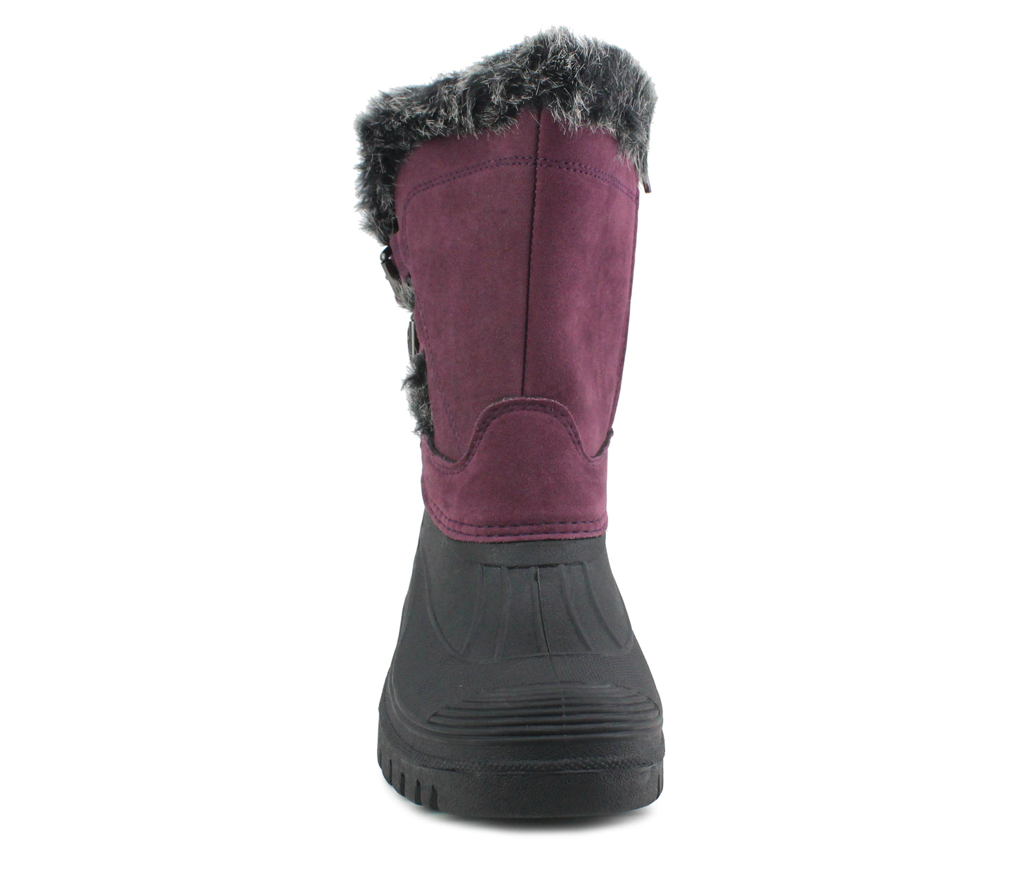 LS09 Womens Thermal Mid Calf Mucker Boots in Purple