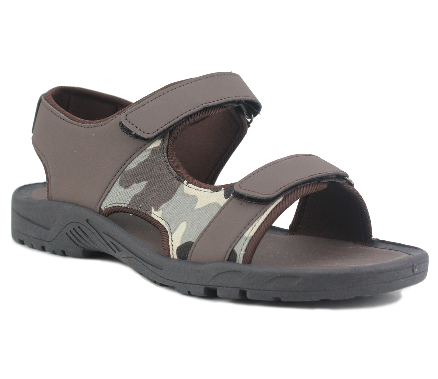 B204220 Mens Trekking Sports Sandals in Brown