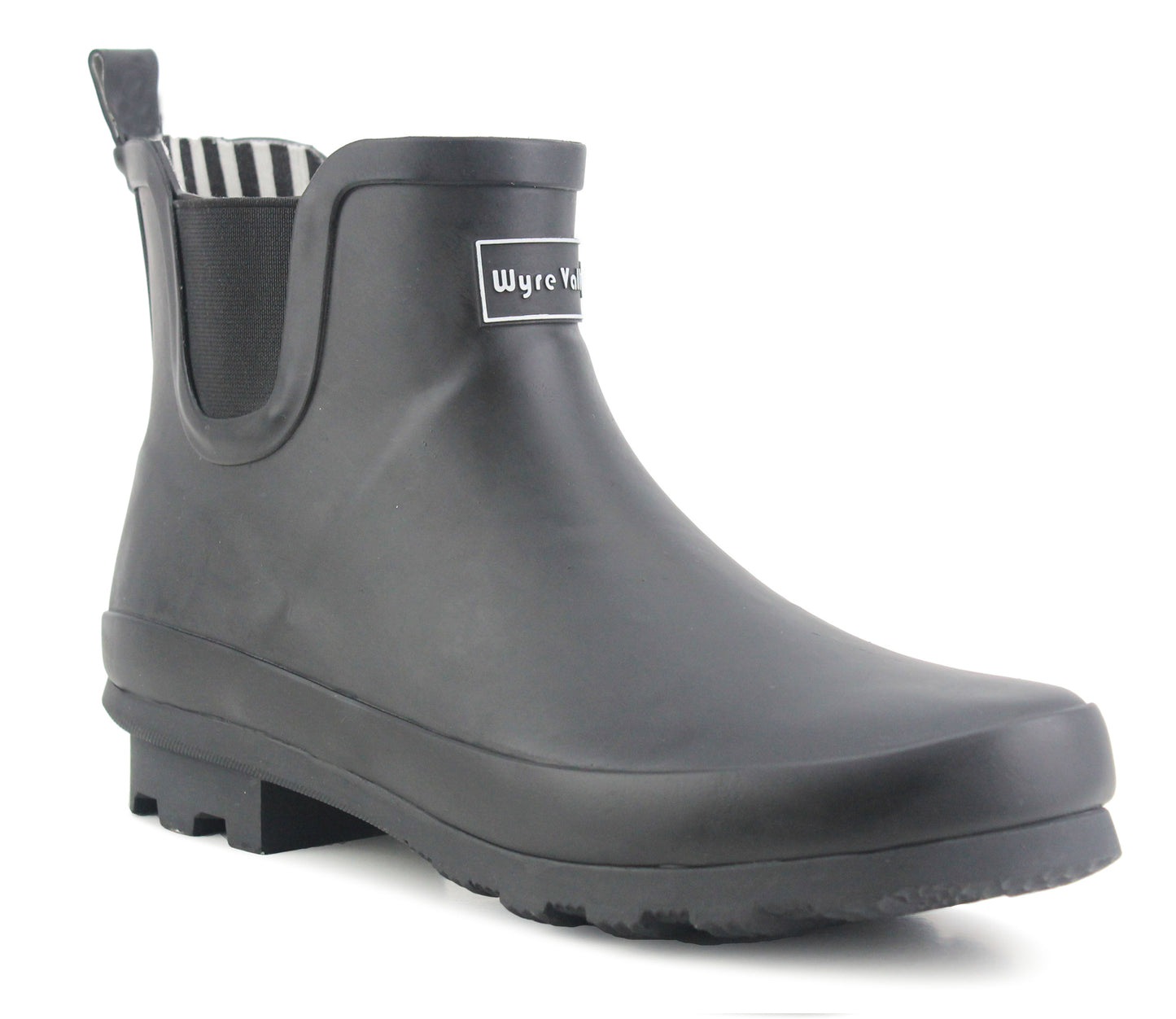 PEPE Womens Ankle High Wellies in Black