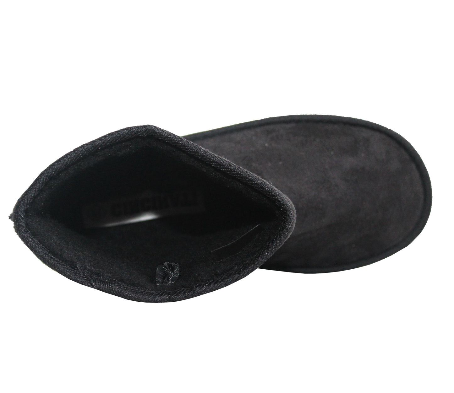 SANDYK Girls Kids Warm Ankle Boots in Black